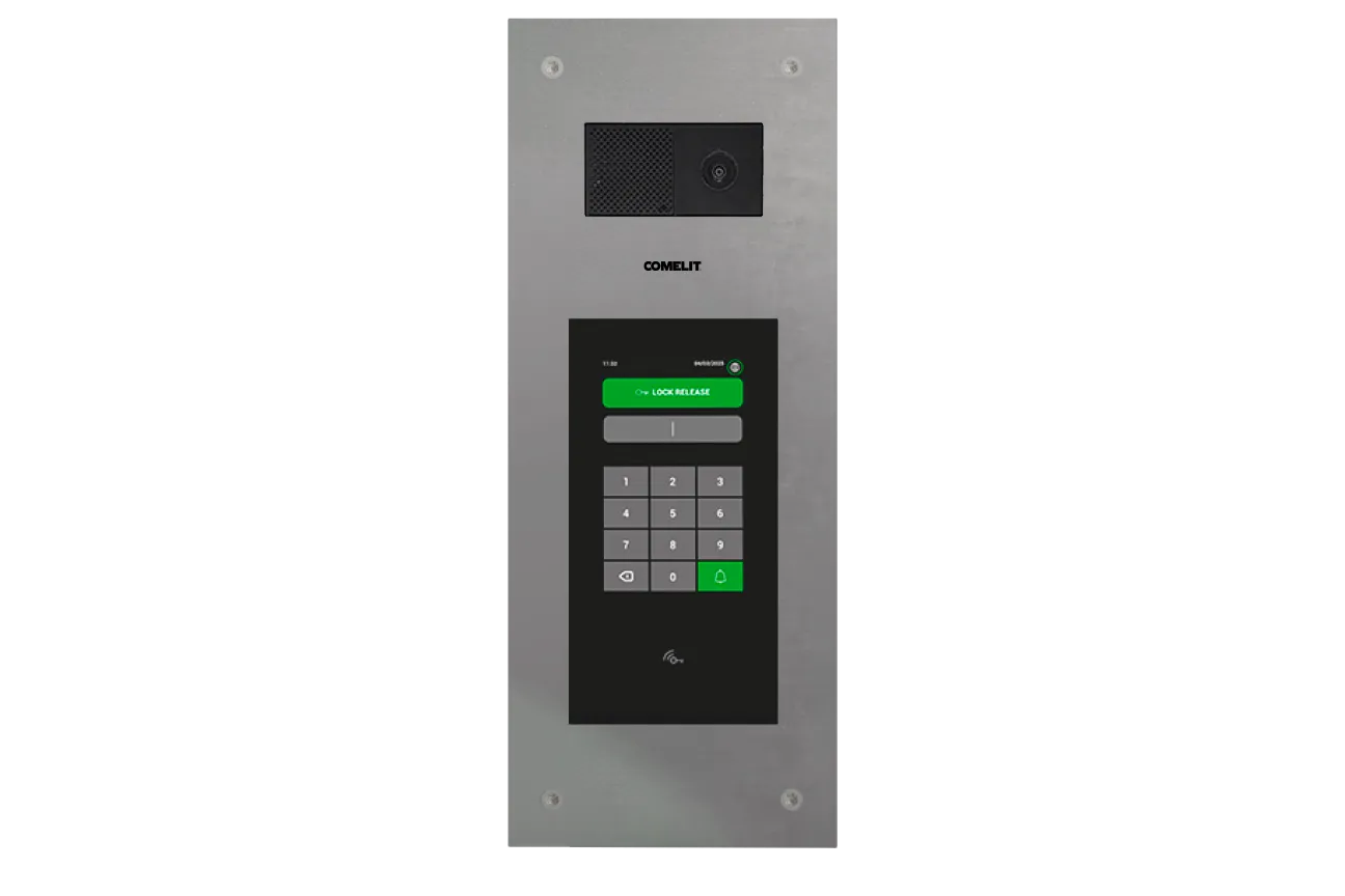 Comelit SteelTouch vandal-resistant video door station